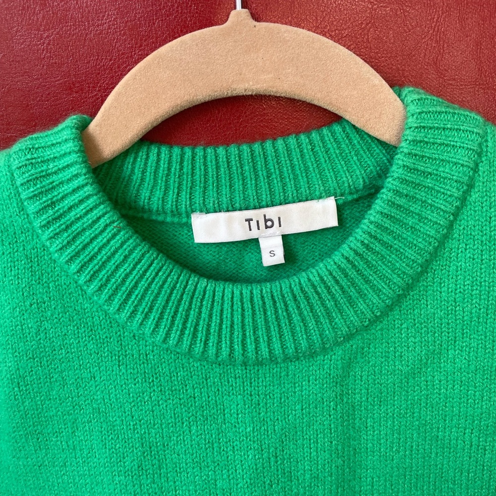 *SOLD* TIBI green Crewneck sweater - S